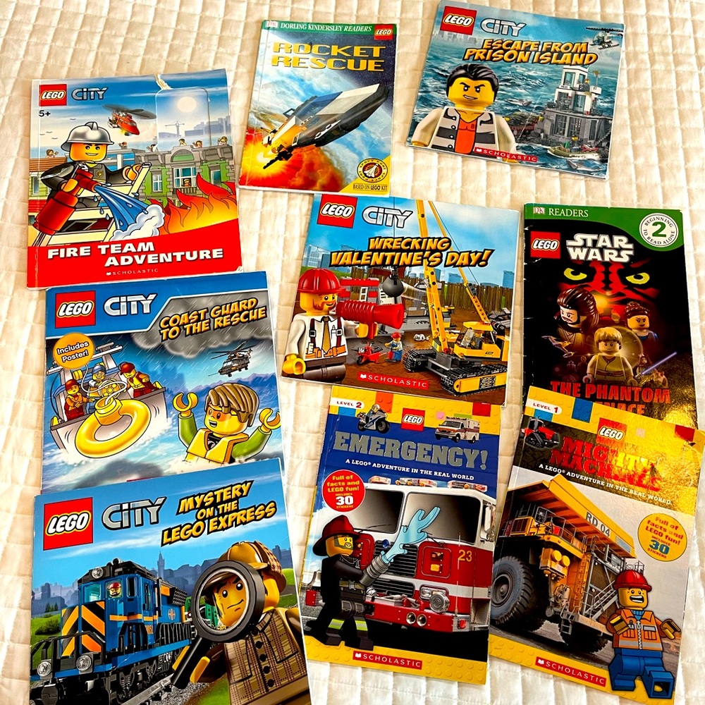 Book Lot 9Lego 3Pete the Cat Jeremy Draws Monster